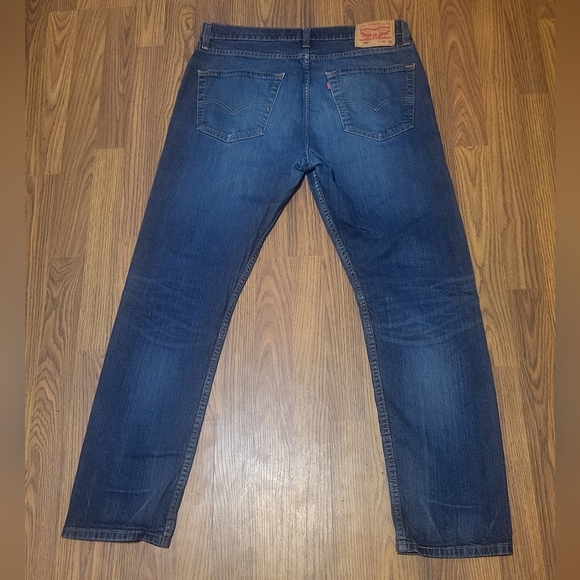 Levi's 502 Straight Leg Men's Blue Denim Jeans W34 L32 B66 - Picture 5 of 12